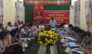 HỘI NGHỊ THẨM ĐỊNH HỒ SƠ VÀ ĐÁNH GIÁ TIÊU CHÍ XÃ AN TOÀN THỰC PHẨM TẠI XÃ HOẰNG XUÂN