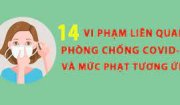 14 VI PHẠM LIÊN QUAN PHÒNG CHỐNG COVID-19 VÀ MỨC PHẠT
