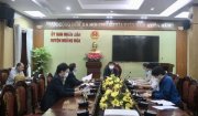 THƯỜNG TRỰC TRUNG TÂM CHỈ HUY PHÒNG CHỐNG DỊCH COIVD 19 HUYỆN HOẰNG HOÁ HỌP GIAO BAN CHỈ ĐẠO CÔNG TÁC PHÒNG CHỐNG DỊCH