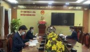 GIAO BAN THƯỜNG TRỰC BCĐ PHÒNG CHỐNG DỊCH COVID 19 HUYỆN