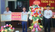 THÔN TRÀ LA XÃ HOẰNG XUÂN ĐÓN QUYẾT ĐỊNH CÔNG NHẬN THÔN NTM KIỂU MẪU NĂM 2021.