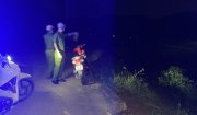 Công an xã Hoằng Xuân thực hiện tuần tra kiểm soát, đảm bảo ANTT ban đêm trên địa bàn