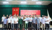 UBND xã Hoằng Xuân tổ chức Lễ ra mắt lực lượng tham gia bảo vệ An ninh, trật tự ở cơ sở và phát động triển khai luật căn cước năm 2023.