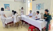 Hoằng Xuân- làm tốt công tác khám sơ tuyển sức khỏe cho nam thanh niên trong độ tuổi nghĩa vụ quân sự năm 2025