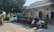 Công an xã Hoằng Xuân ra quân cao điểm tấn công, trấn áp tội phạm, đảm bảo an ninh trật tự  tết Nguyên Đán năm 2025