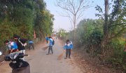 Đoàn thanh niên xã Hoằng Xuân tích cực tham gia dọn dẹp vệ sinh môi trường