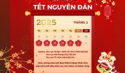 Lịch trực tết Nguyên đán năm 2025 xã Hoằng Xuân