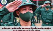 Lời phát biểu của đ/c Nguyễn Ngọc Quang – PBT Đảng bộ – Chủ tịch UBND xã – Chủ tịch HĐNV quân sự xã phát biểu tại buổi Lễ giao quân năm 2024