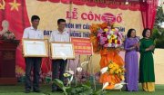Xã Hoằng Xuân tổ chức Lễ công bố thôn Mỹ Cầu đạt danh hiệu thôn nông thôn mới kiểu mẫu